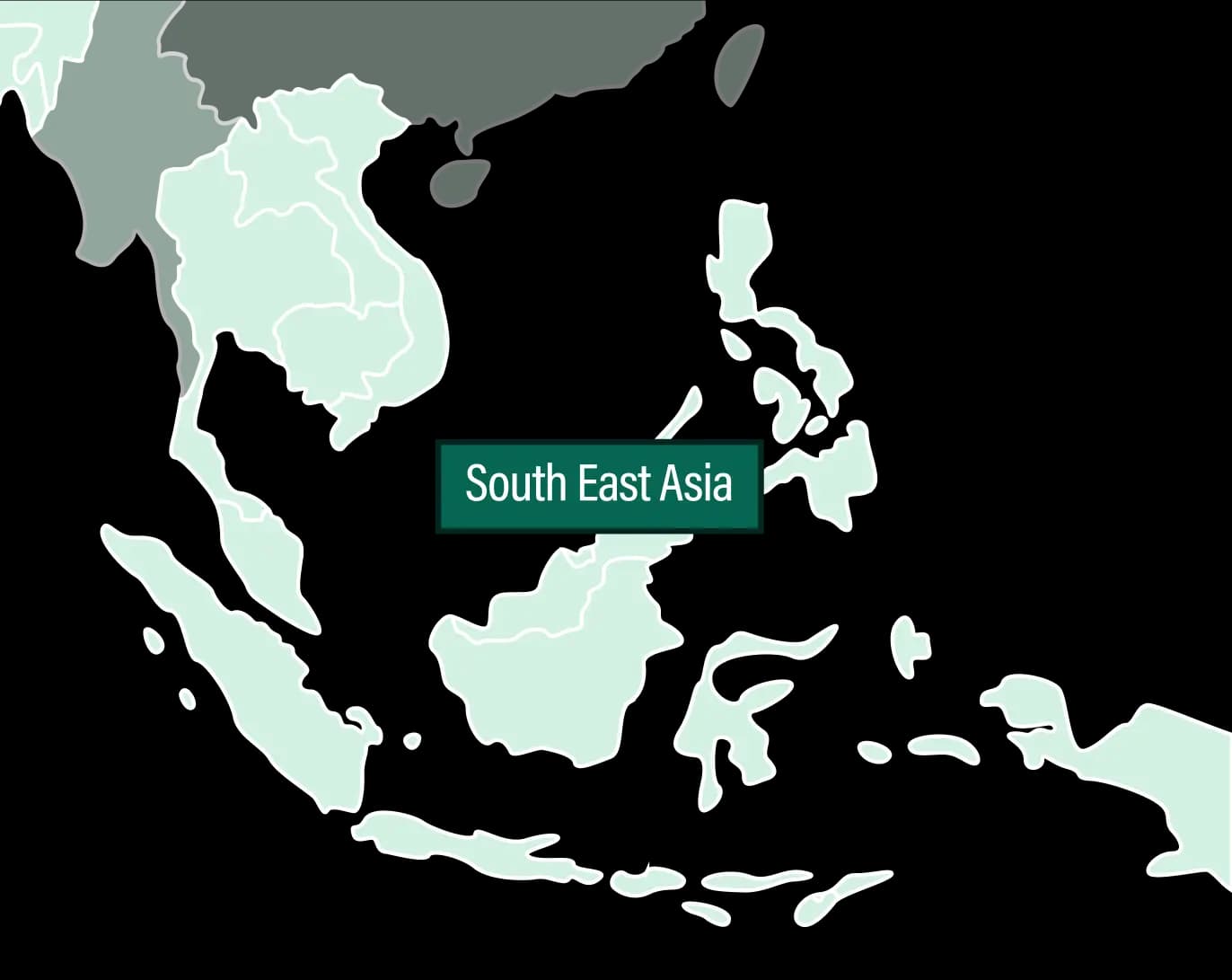 southeast asia map image